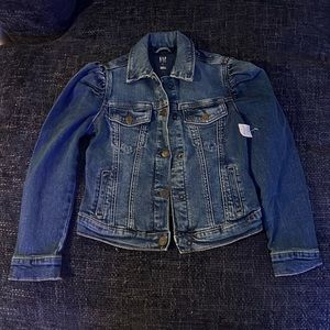 NWT GAP kids denim jacket size Lg